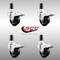 Service Caster 3 Inch 316SS Soft Rubber Swivel 1-1/4 Inch Expanding Stem Caster Set Lock Brake SCC-SS316TTLEX20S314-SRS-114-4 - alternate 3